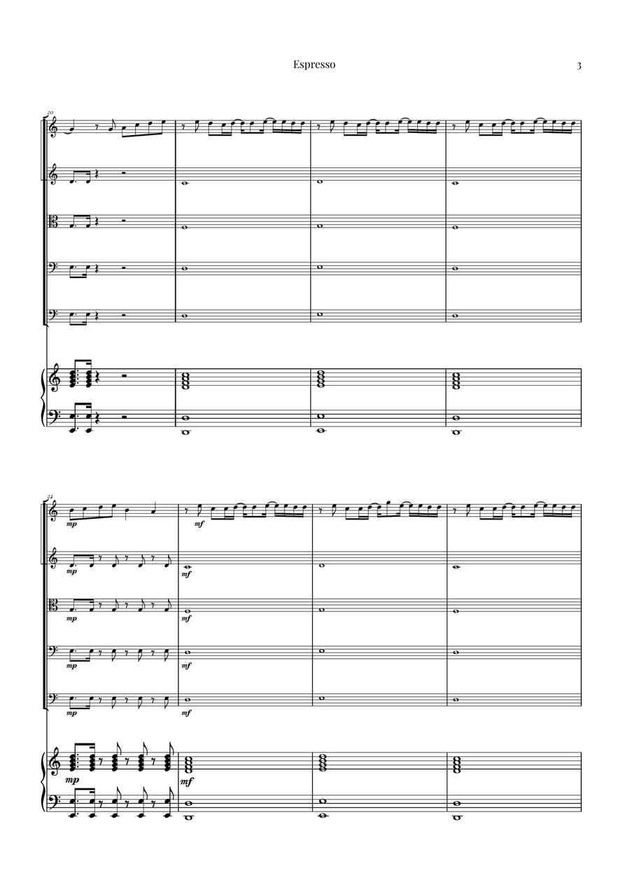 Espresso String Orchestra scores gallery preview page 3
