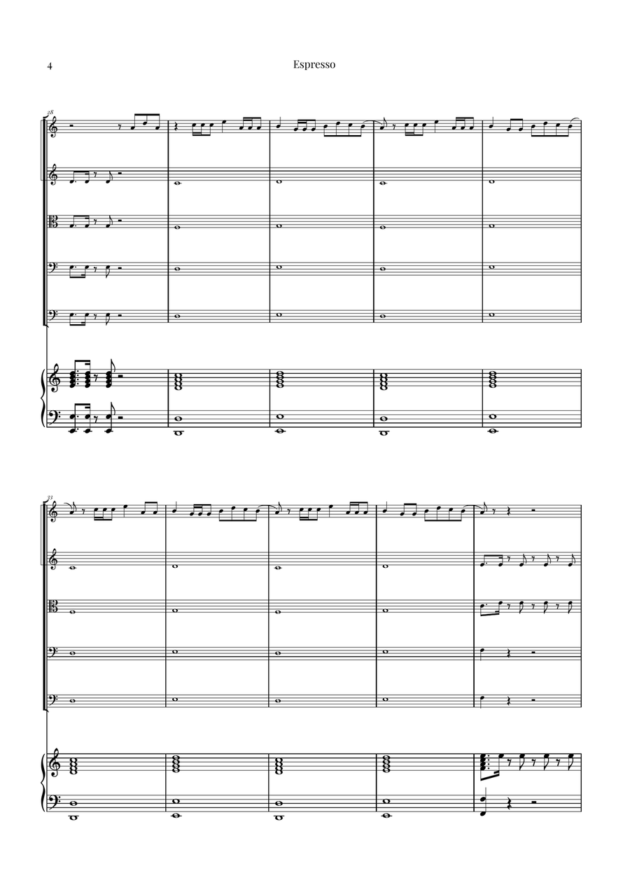 Espresso String Orchestra scores gallery preview page 4