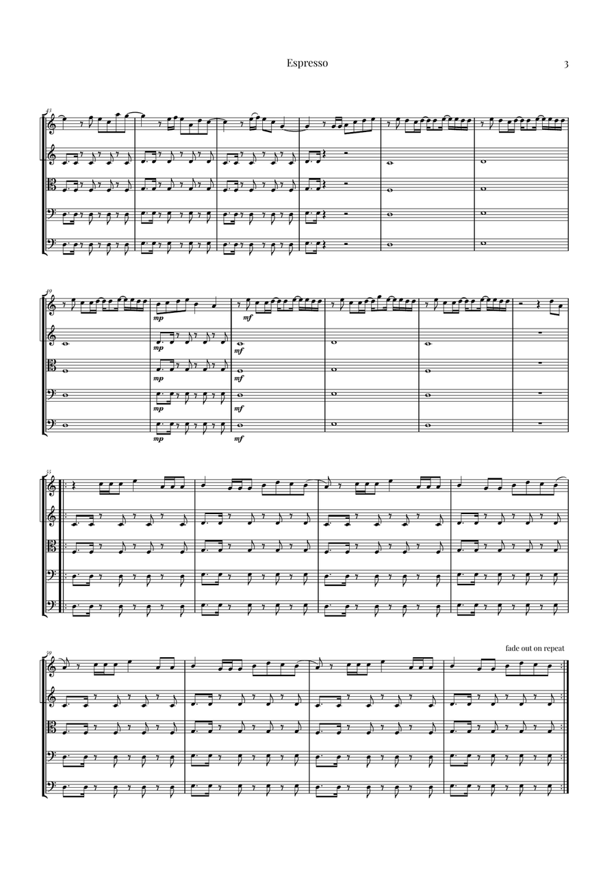 Espresso String Orchestra scores gallery preview page 3
