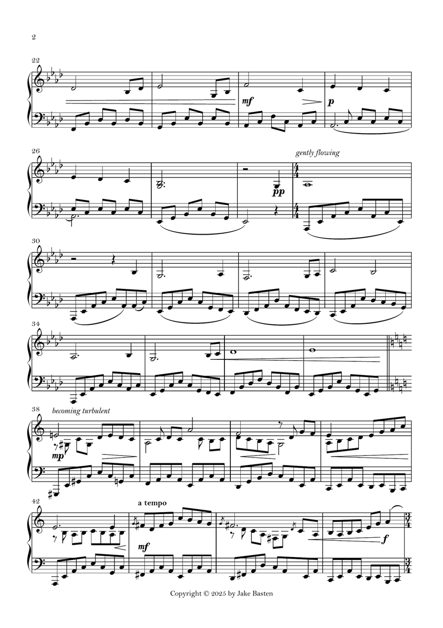 Rivers Of Shadow Rivers Of Shadow Piano Solo scores gallery preview page 2