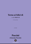 G. Puccini-Torna ai felici dì,in c minor