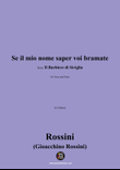 Rossini-Se il mio nome saper voi bramate,in f minor