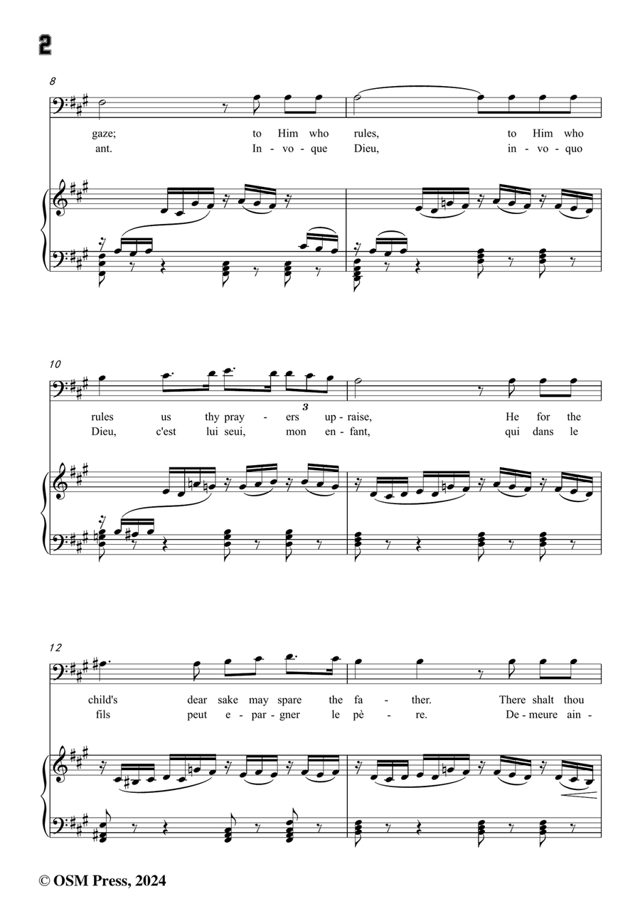 Rossini-Sois immobile,in f sharp minor Piano, Vocal scores gallery preview page 4