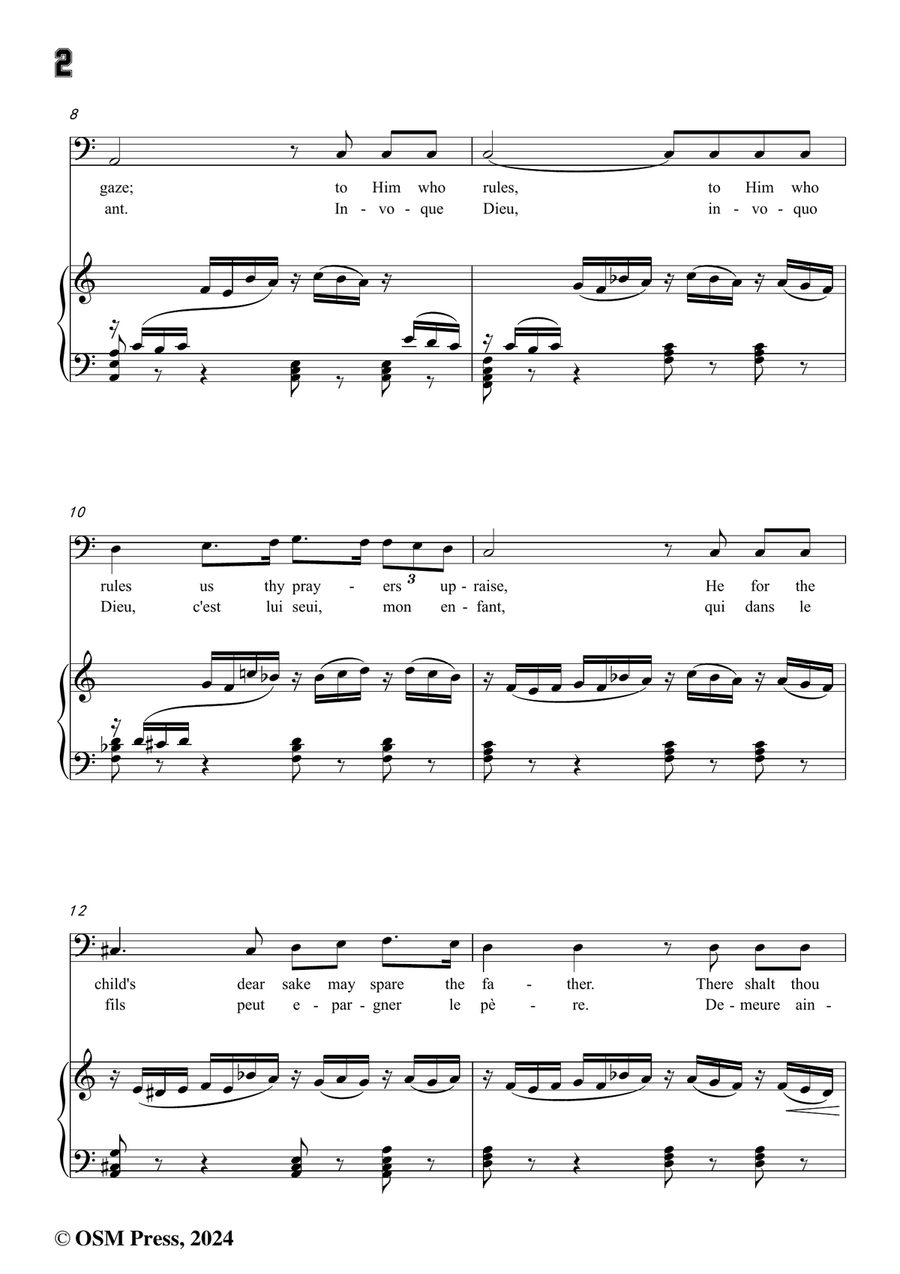 Rossini-Sois immobile,in a minor Piano, Vocal scores gallery preview page 4