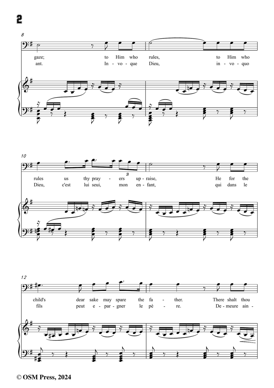 Rossini-Sois immobile,in e minor Piano, Vocal scores gallery preview page 4