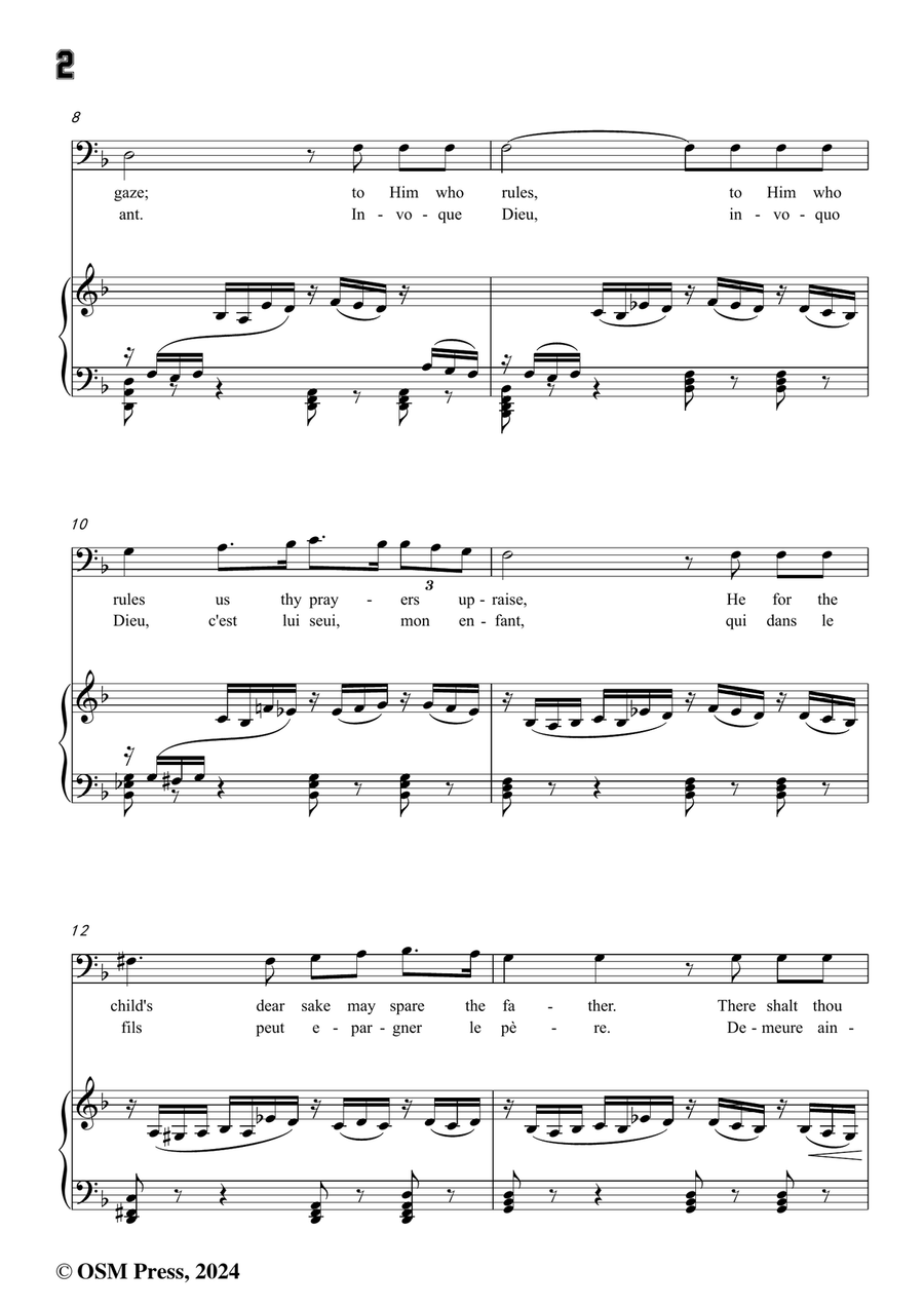 Rossini-Sois immobile,in d minor Piano, Vocal scores gallery preview page 4