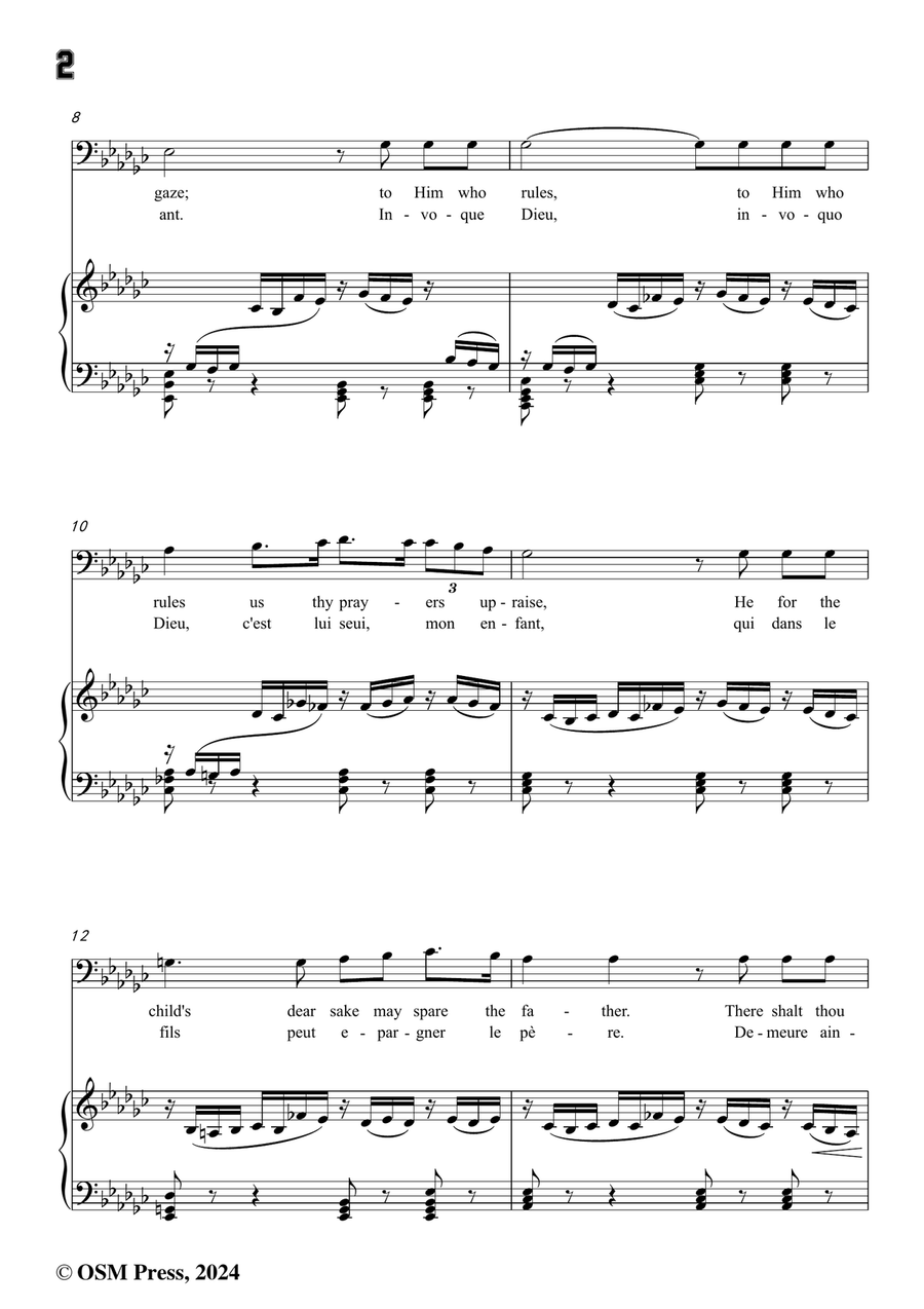Rossini-Sois immobile,in e flat minor Piano, Vocal scores gallery preview page 4