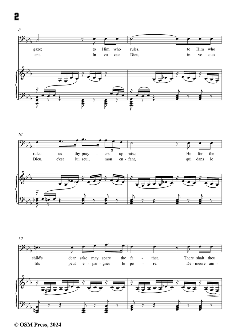 Rossini-Sois immobile,in c minor Piano, Vocal scores gallery preview page 4