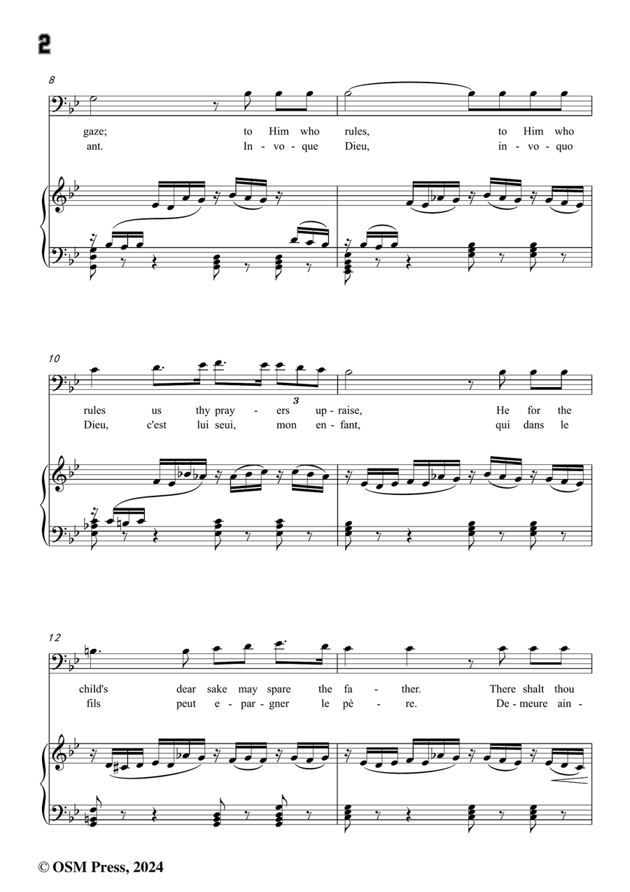 Rossini-Sois immobile,in g minor Piano, Vocal scores gallery preview page 4