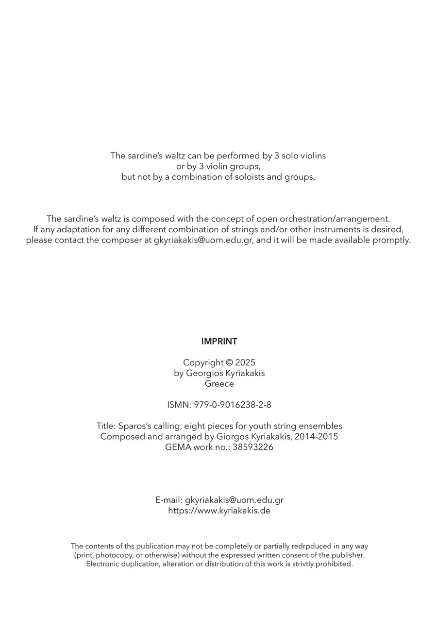 Terror in anchovyville - Score Only Chamber Music scores gallery preview page 2
