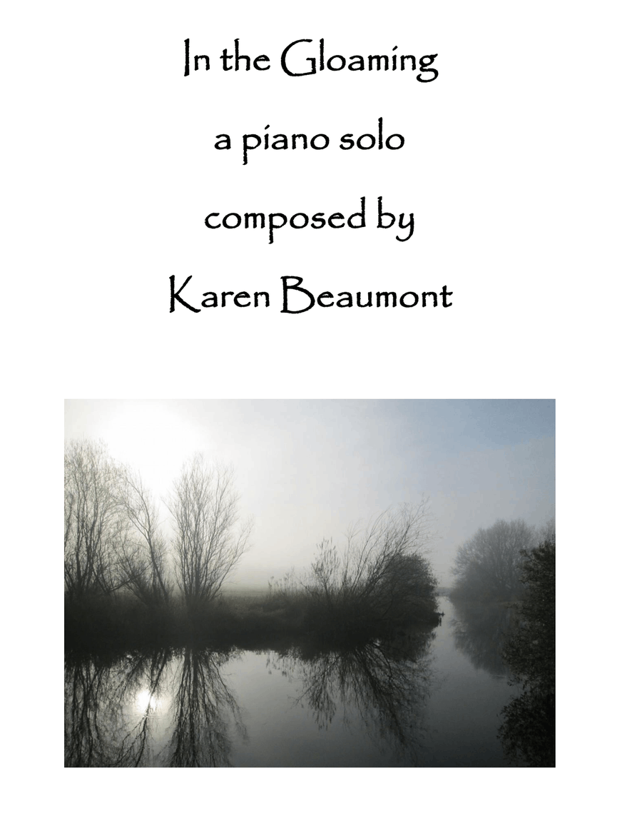 In the Gloaming Easy Piano scores gallery preview page 1