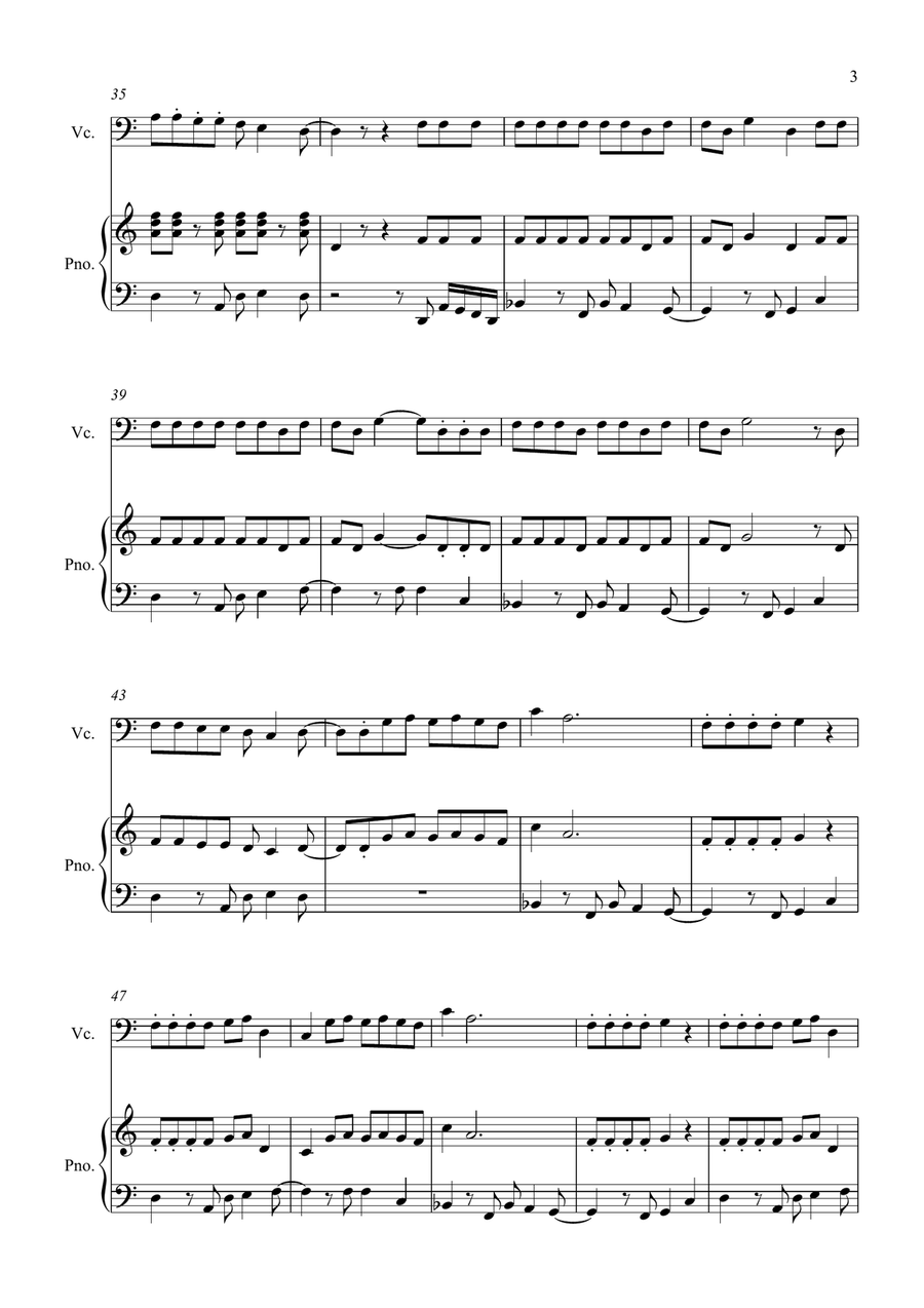 I Ain't Worried I Ain't Worried Piano scores gallery preview page 3