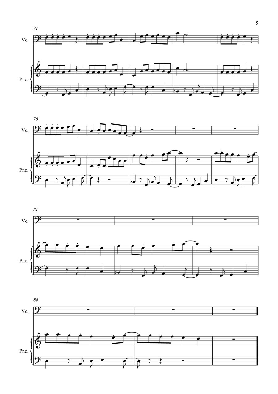 I Ain't Worried I Ain't Worried Piano scores gallery preview page 5