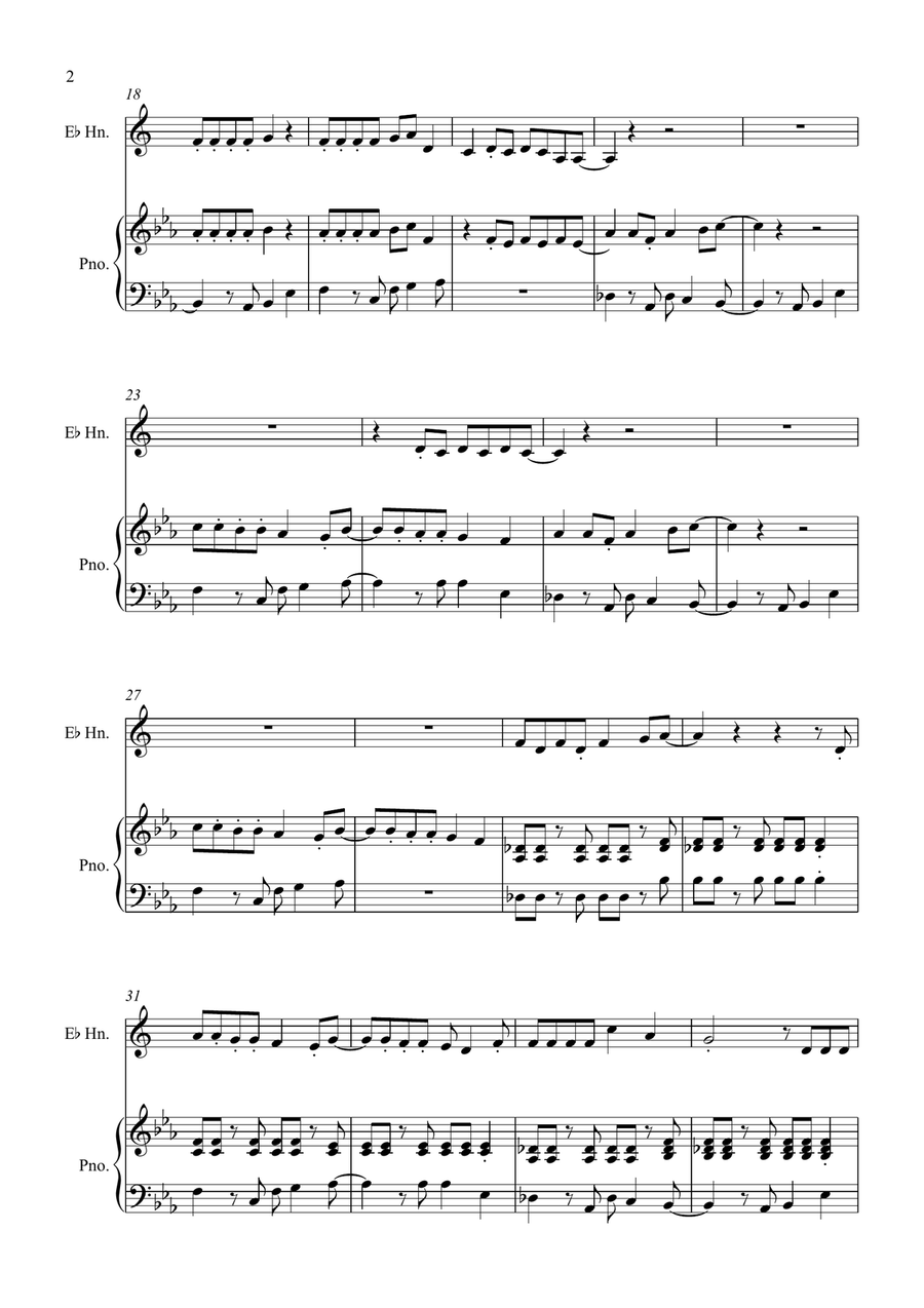 I Ain't Worried I Ain't Worried Horn scores gallery preview page 2