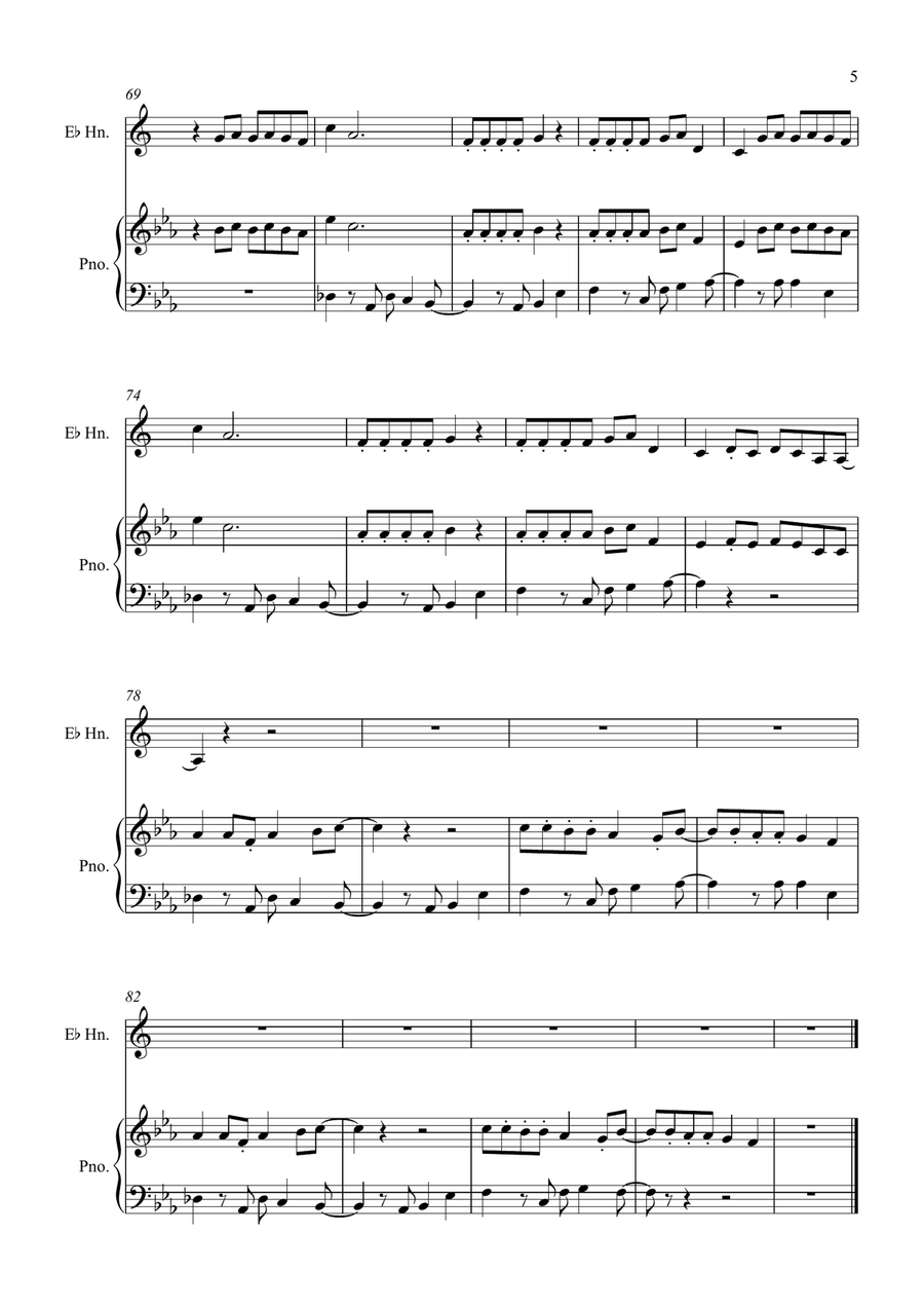 I Ain't Worried I Ain't Worried Horn scores gallery preview page 5