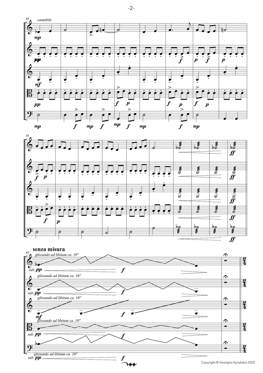 Sparos’s calling (complete colection) - Score Only Chamber Music scores gallery preview page 6