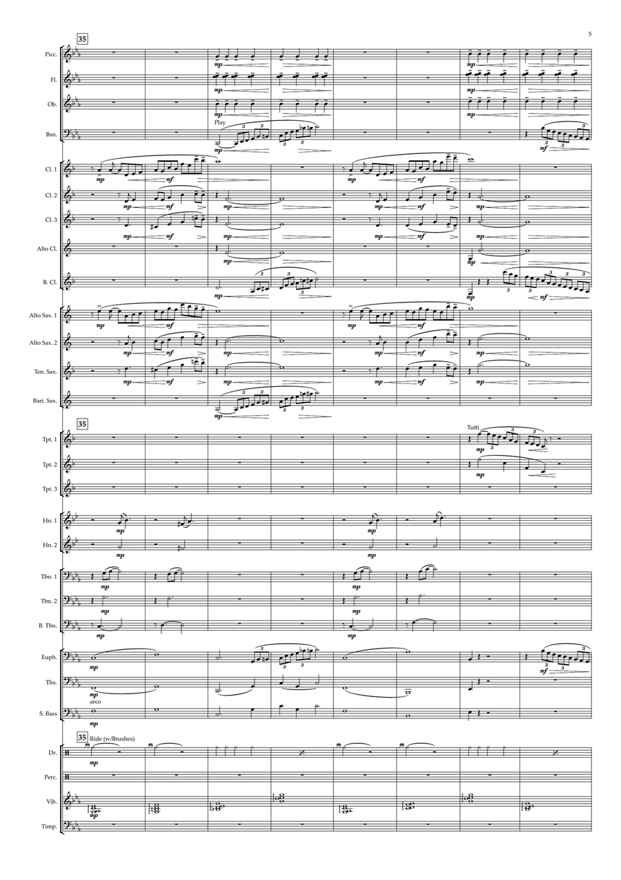 Jazz Suite No. 2 Concert Band scores gallery preview page 5