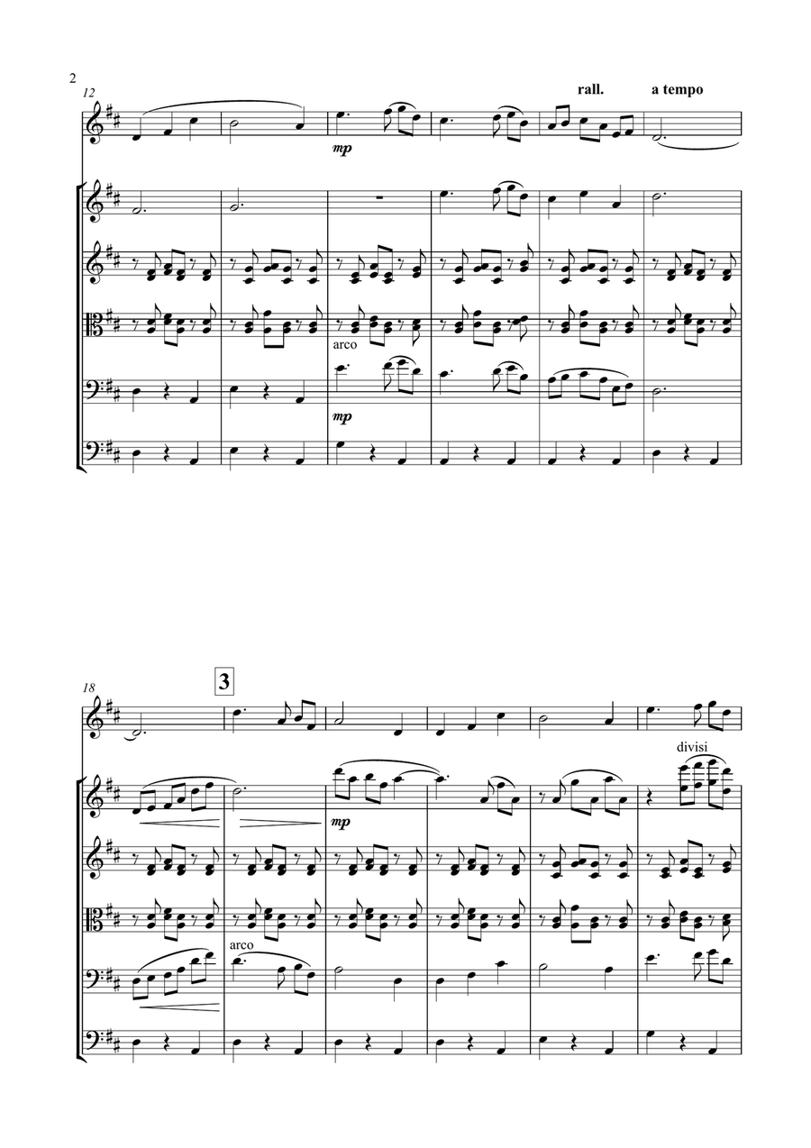 Serenade (Nightingale Serenade) Chamber Music scores gallery preview page 2