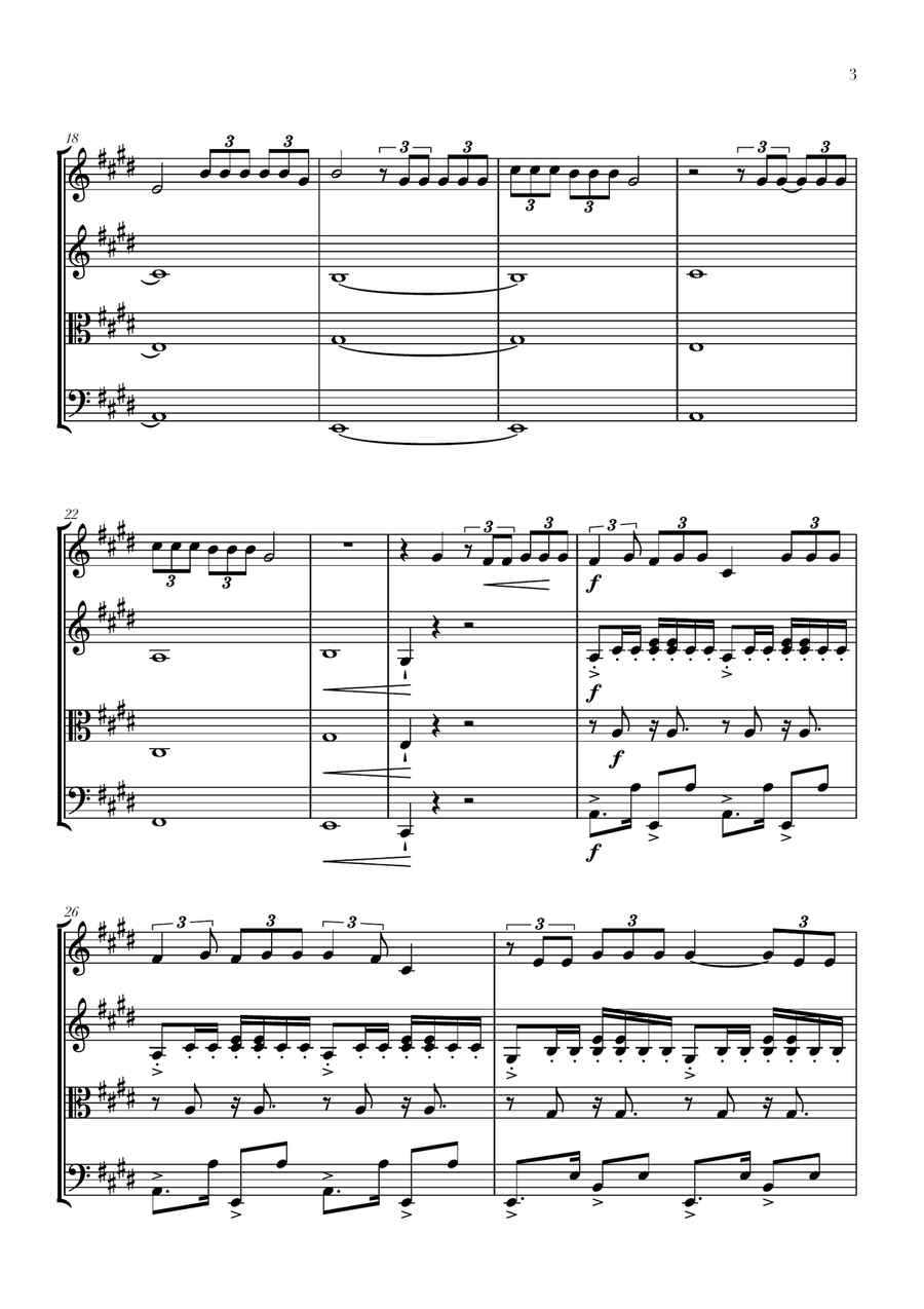 Dtmf Dtmf String Quartet scores gallery preview page 3