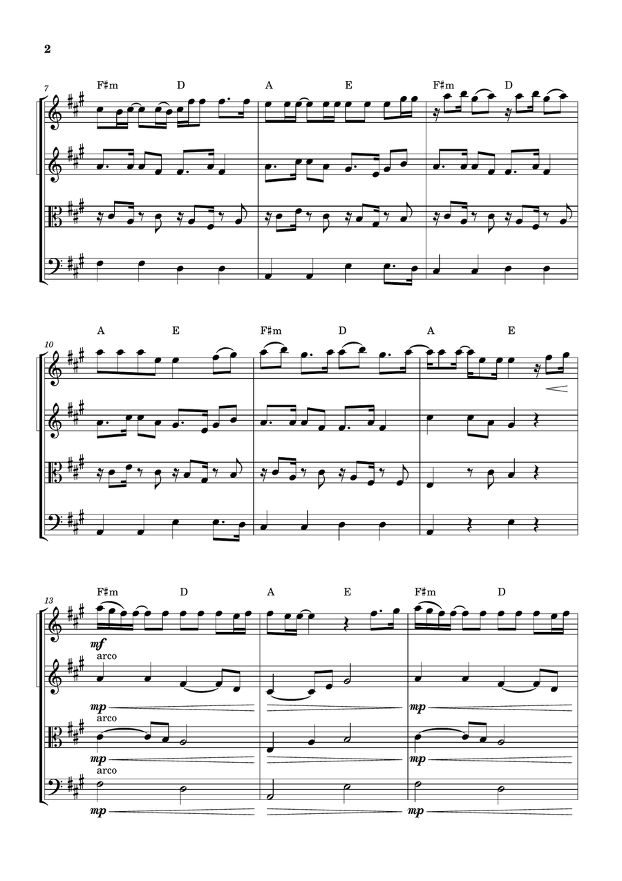 Cheap Thrills (Feat. Sean Paul) Woodwind Quartet scores gallery preview page 2