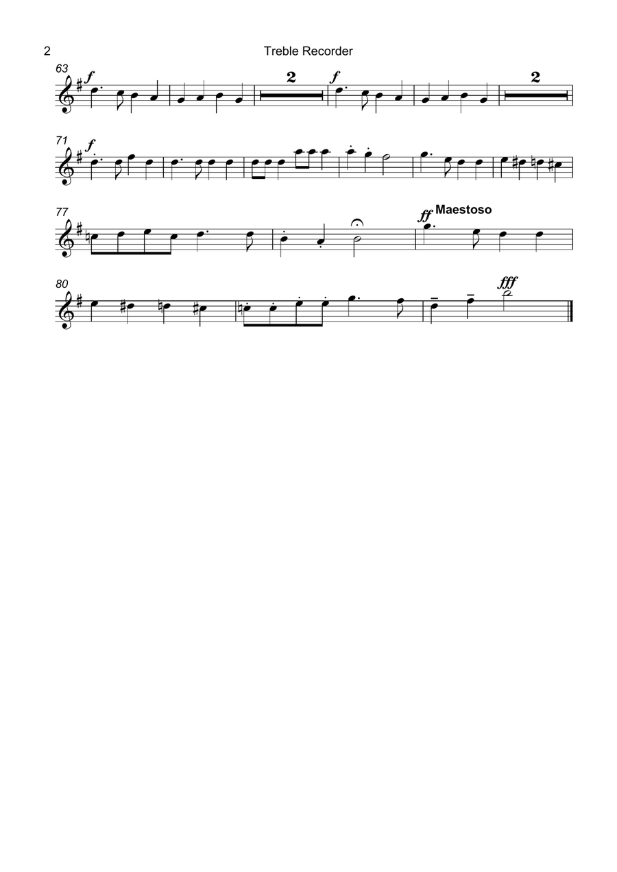 Deck the halls with boughs of holly - Recorder Trio Soprano Recorder scores gallery preview page 6