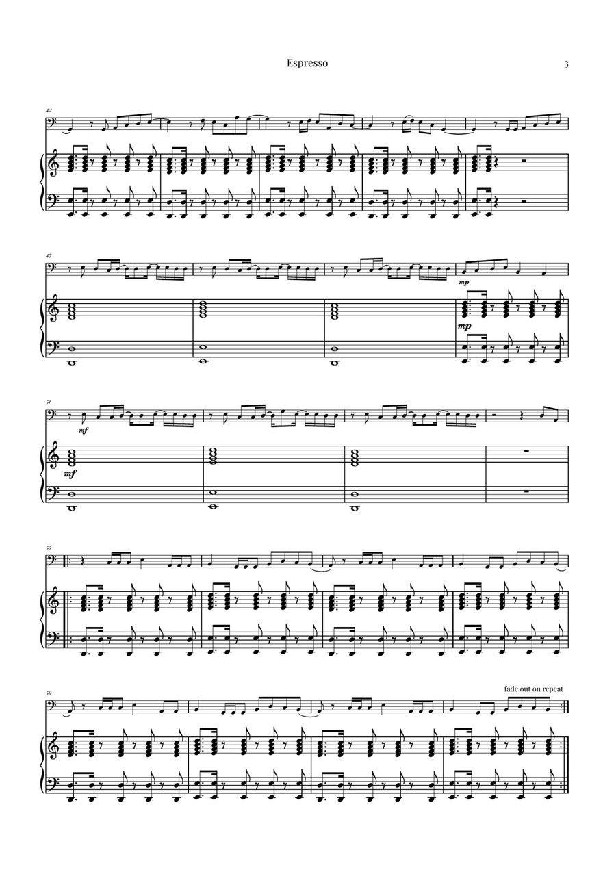 Espresso Piano scores gallery preview page 3