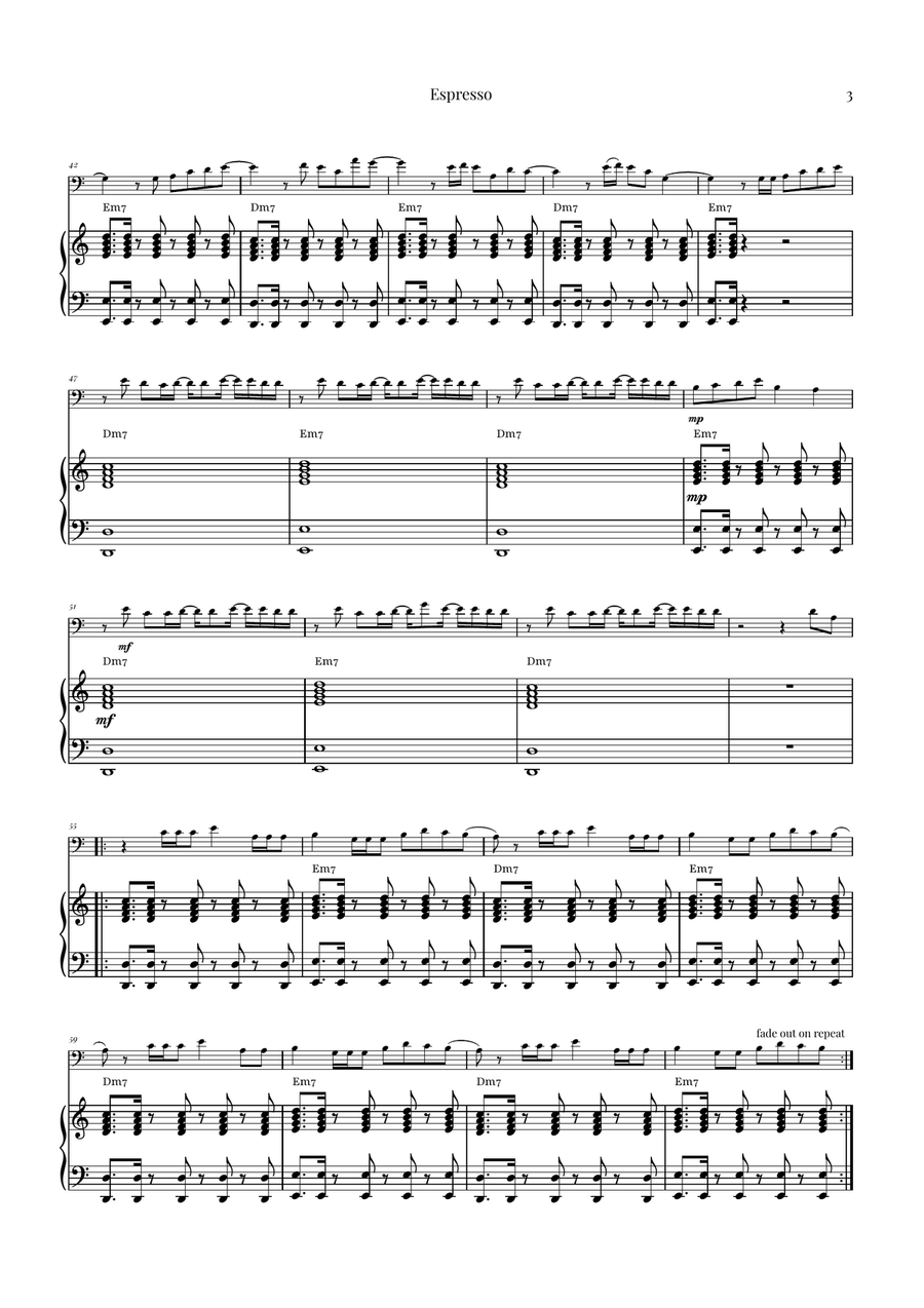Espresso Piano scores gallery preview page 3