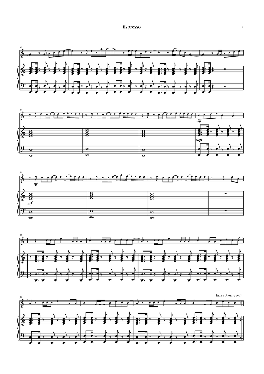 Espresso Piano scores gallery preview page 3