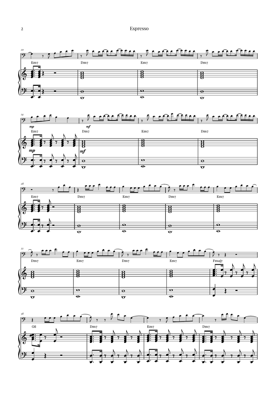 Espresso Piano scores gallery preview page 2