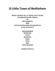 O Little Town of Bethlehem