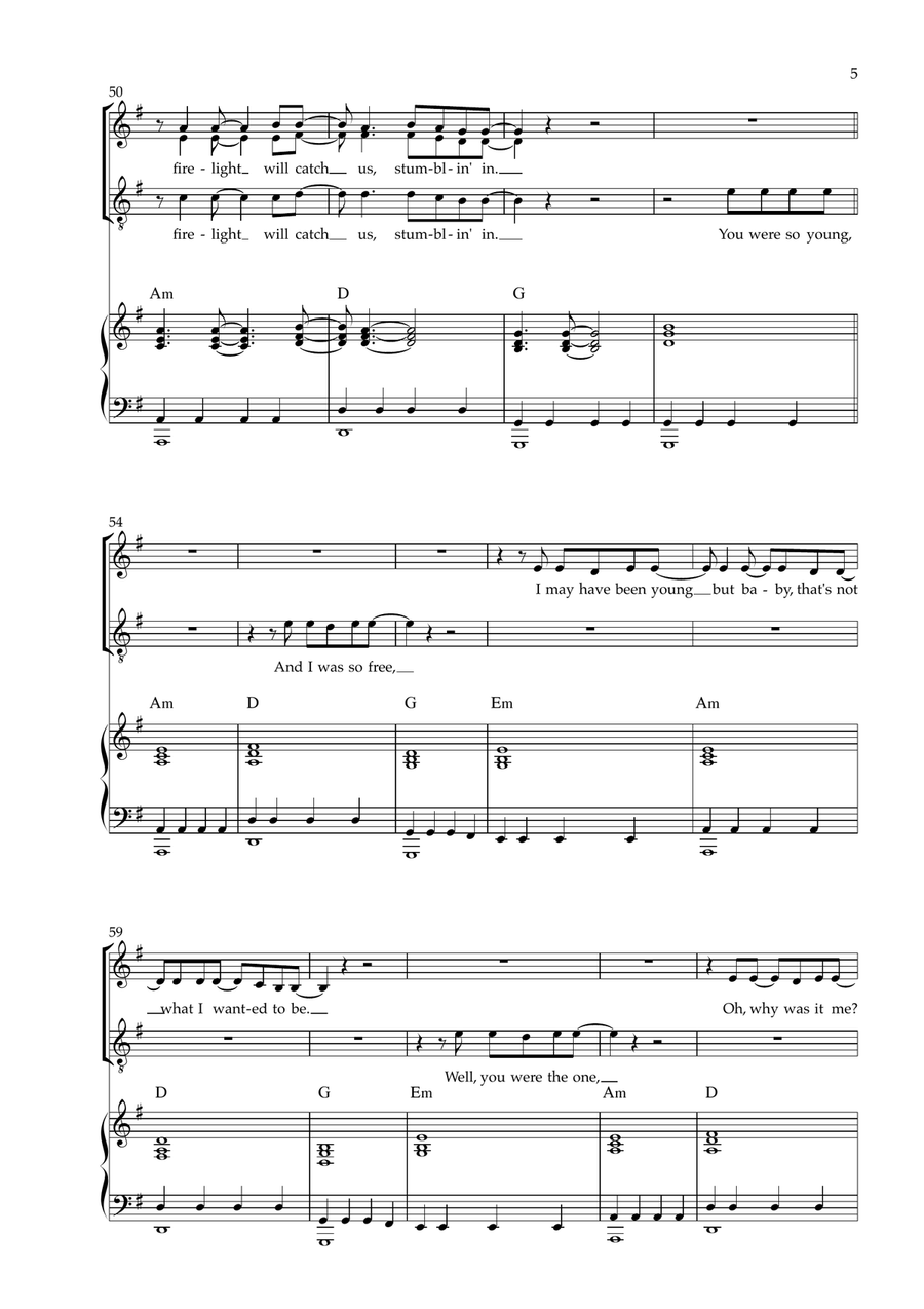 Stumblin' In Stumblin' In 3-Part scores gallery preview page 5