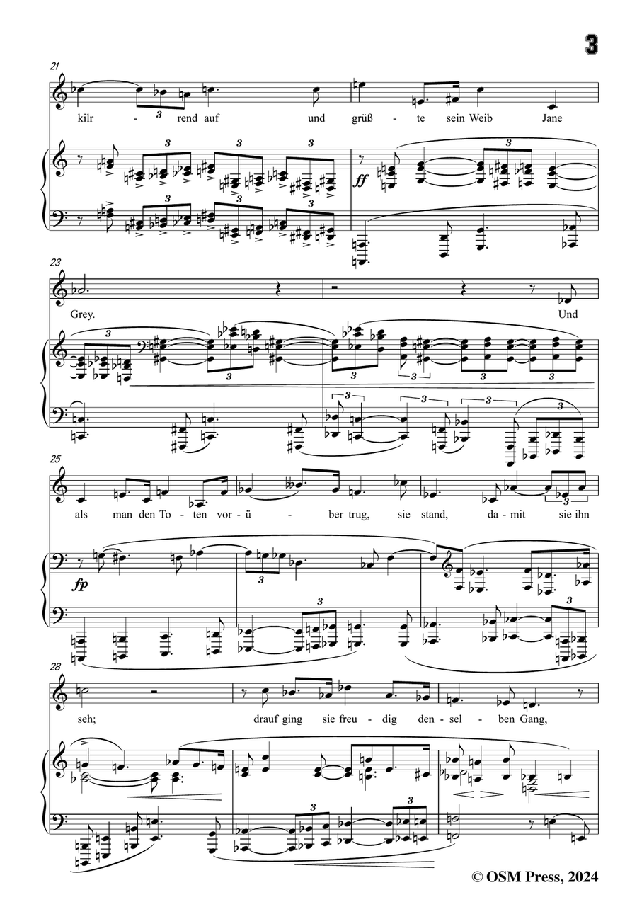 Schoenberg-Jane Grey,in a minor Piano, Vocal scores gallery preview page 5