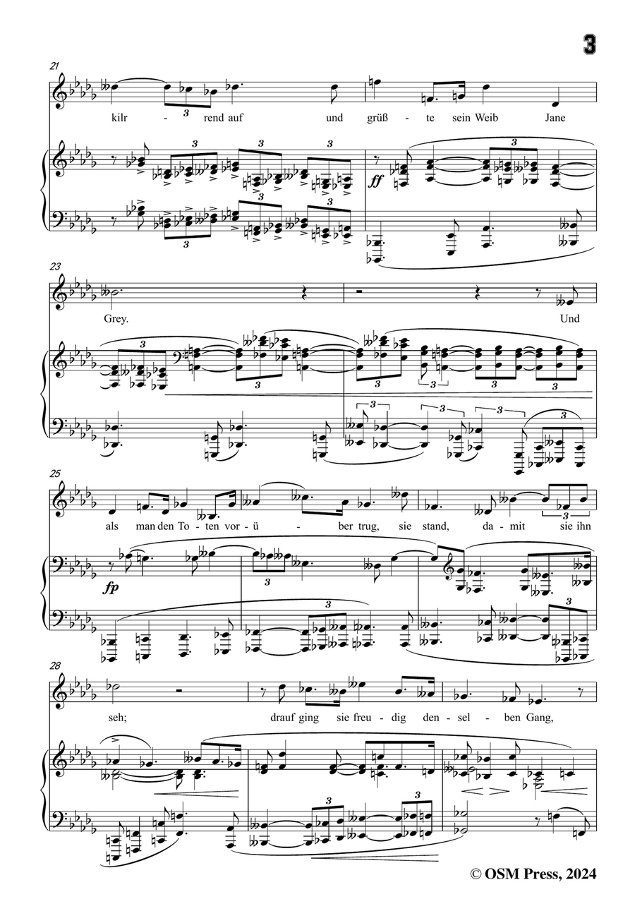 Schoenberg-Jane Grey,in b flat minor Piano, Vocal scores gallery preview page 5