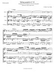 String quartet nº18 (arrangement of Trio sonata BWV1039 of J.S.Bach)