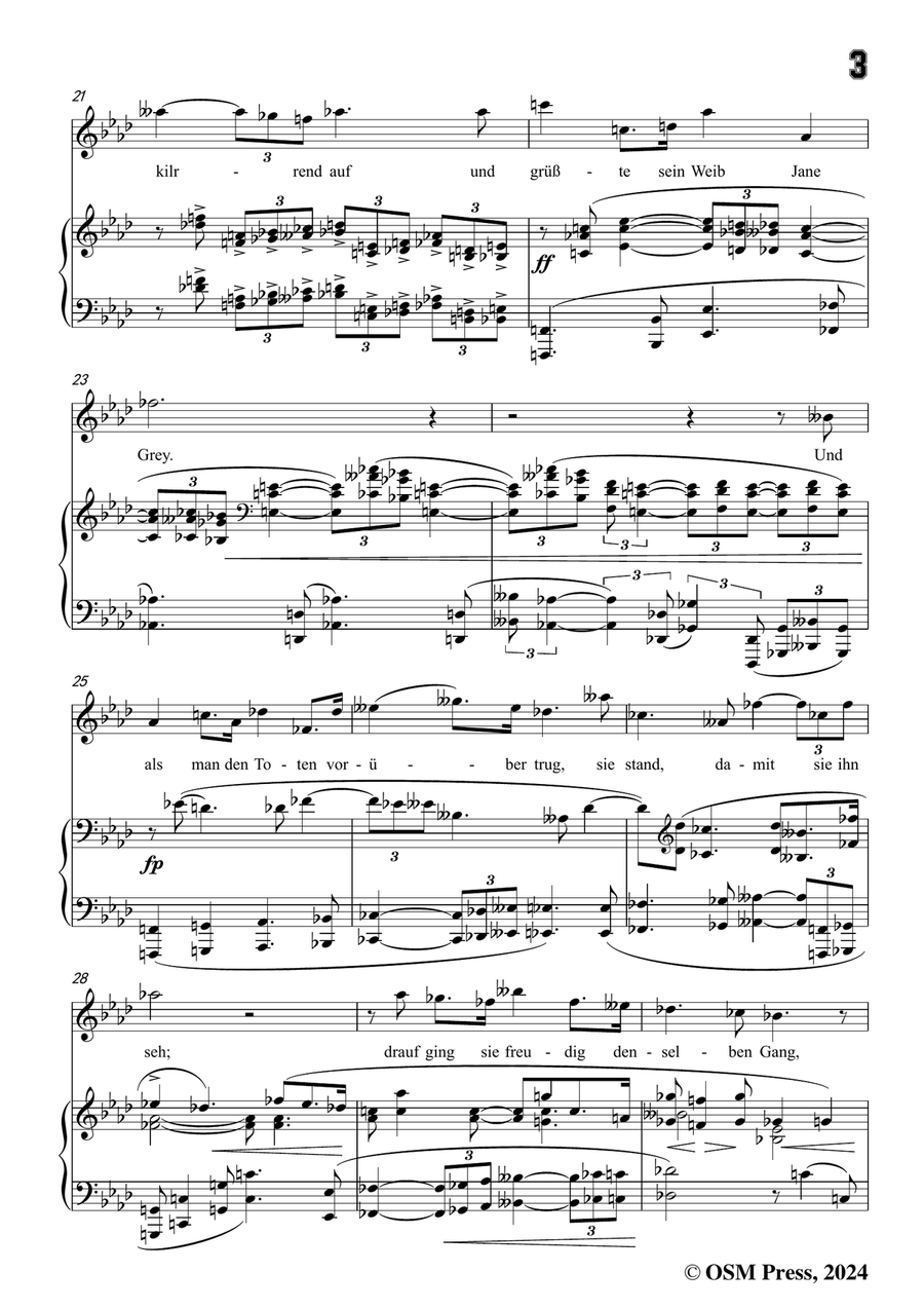 Schoenberg-Jane Grey,in f minor Piano, Vocal scores gallery preview page 5