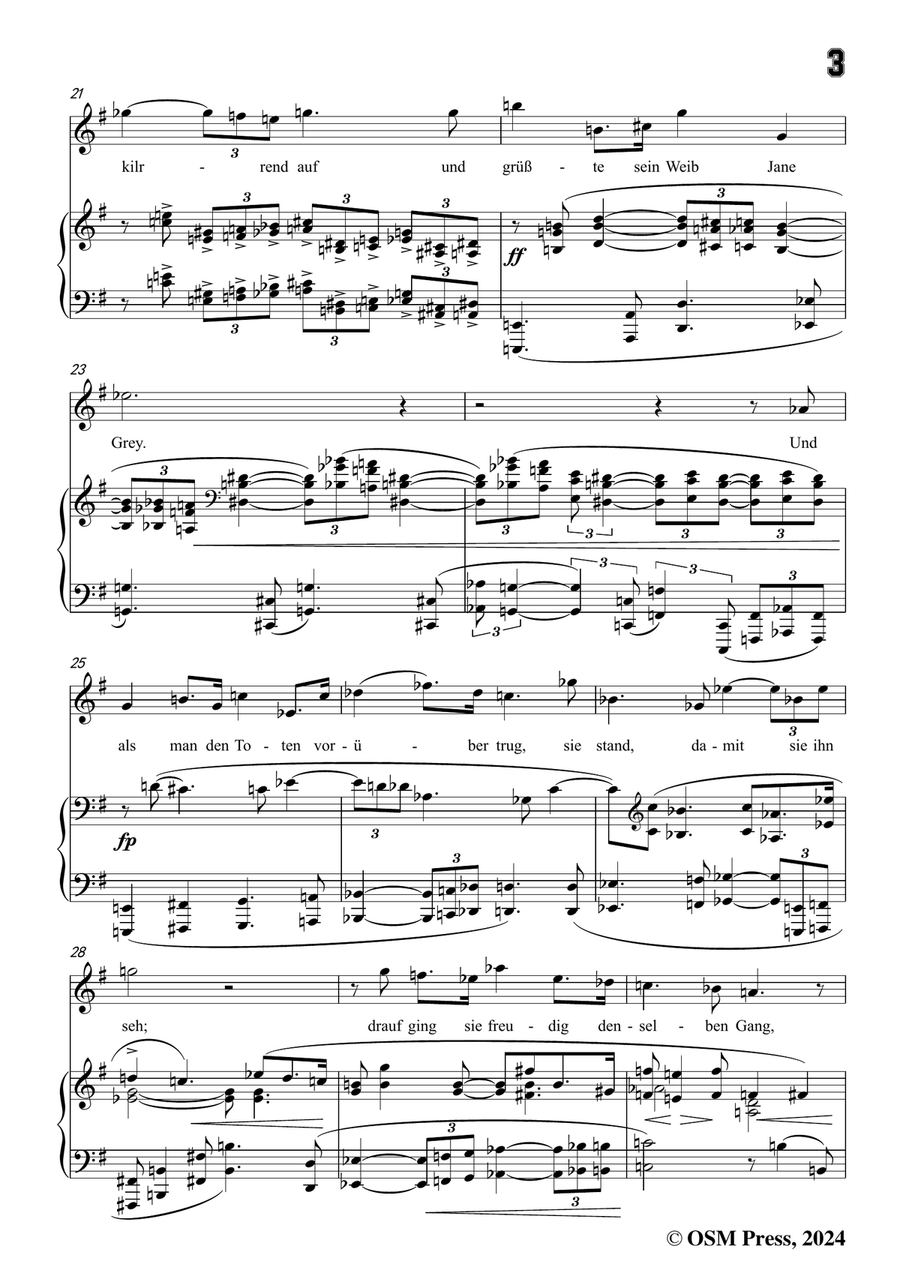 Schoenberg-Jane Grey,in e minor Piano, Vocal scores gallery preview page 5