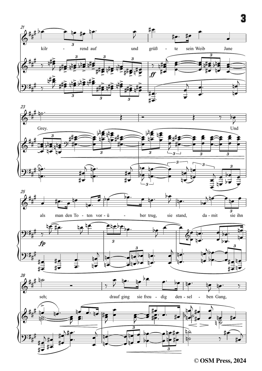 Schoenberg-Jane Grey,in f sharp minor Piano, Vocal scores gallery preview page 5