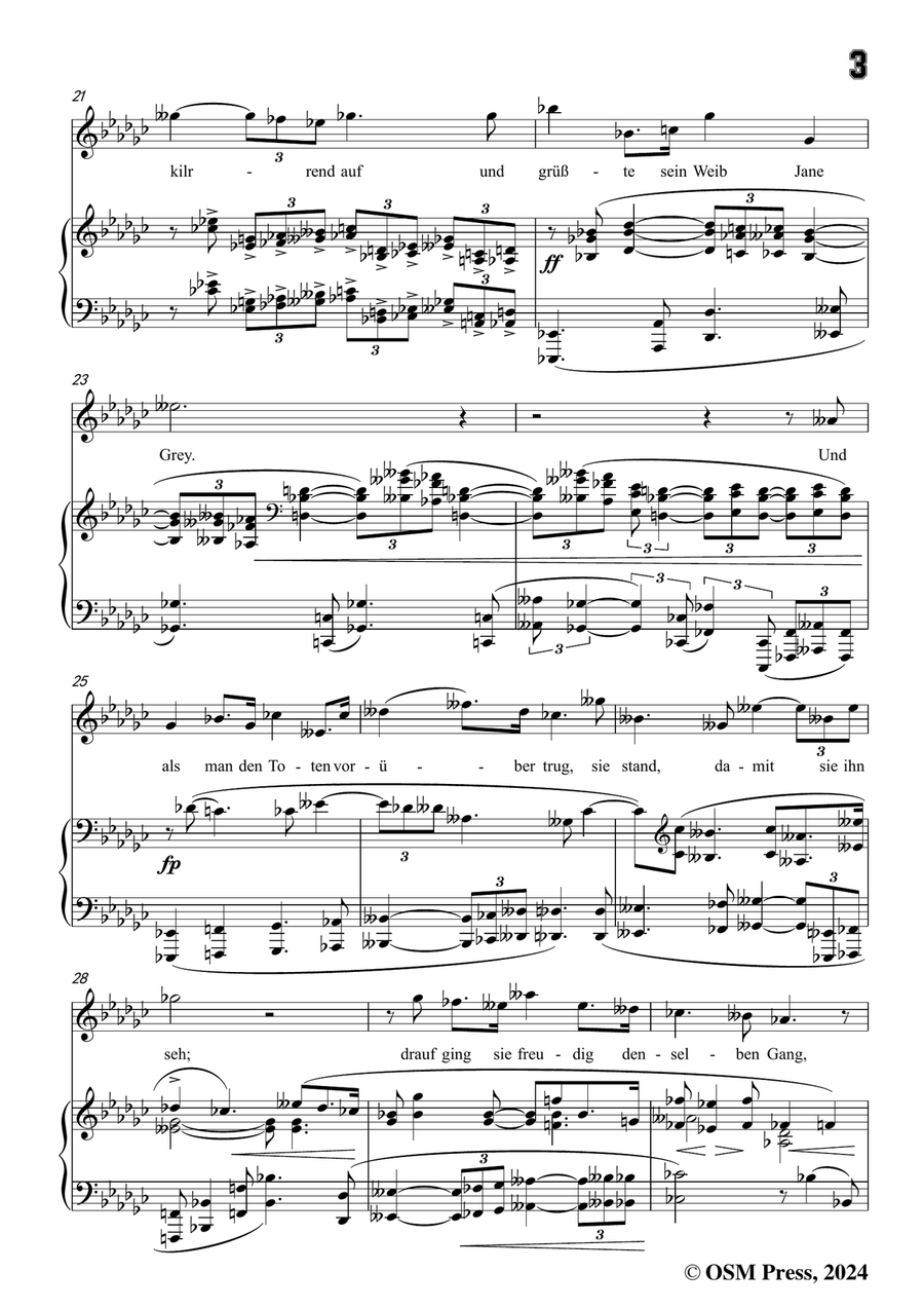 Schoenberg-Jane Grey,in e flat minor Piano, Vocal scores gallery preview page 5