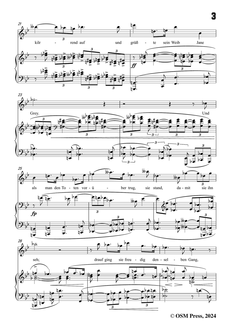 Schoenberg-Jane Grey,in g minor Piano, Vocal scores gallery preview page 5