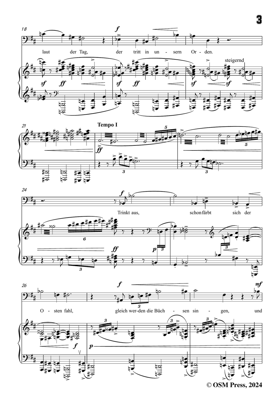 Schoenberg-Der verlorene Haufen,in b minor Piano, Vocal scores gallery preview page 5