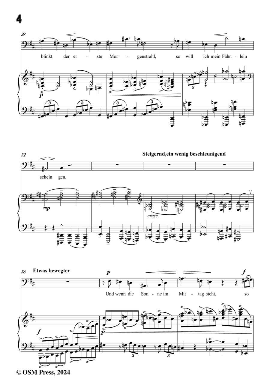 Schoenberg-Der verlorene Haufen,in b minor Piano, Vocal scores gallery preview page 6