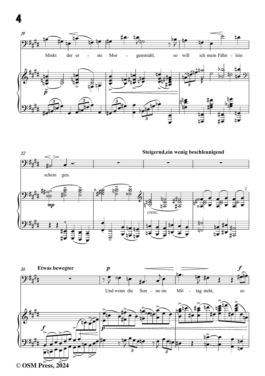 Schoenberg-Der verlorene Haufen,in c sharp minor Piano, Vocal scores gallery preview page 6