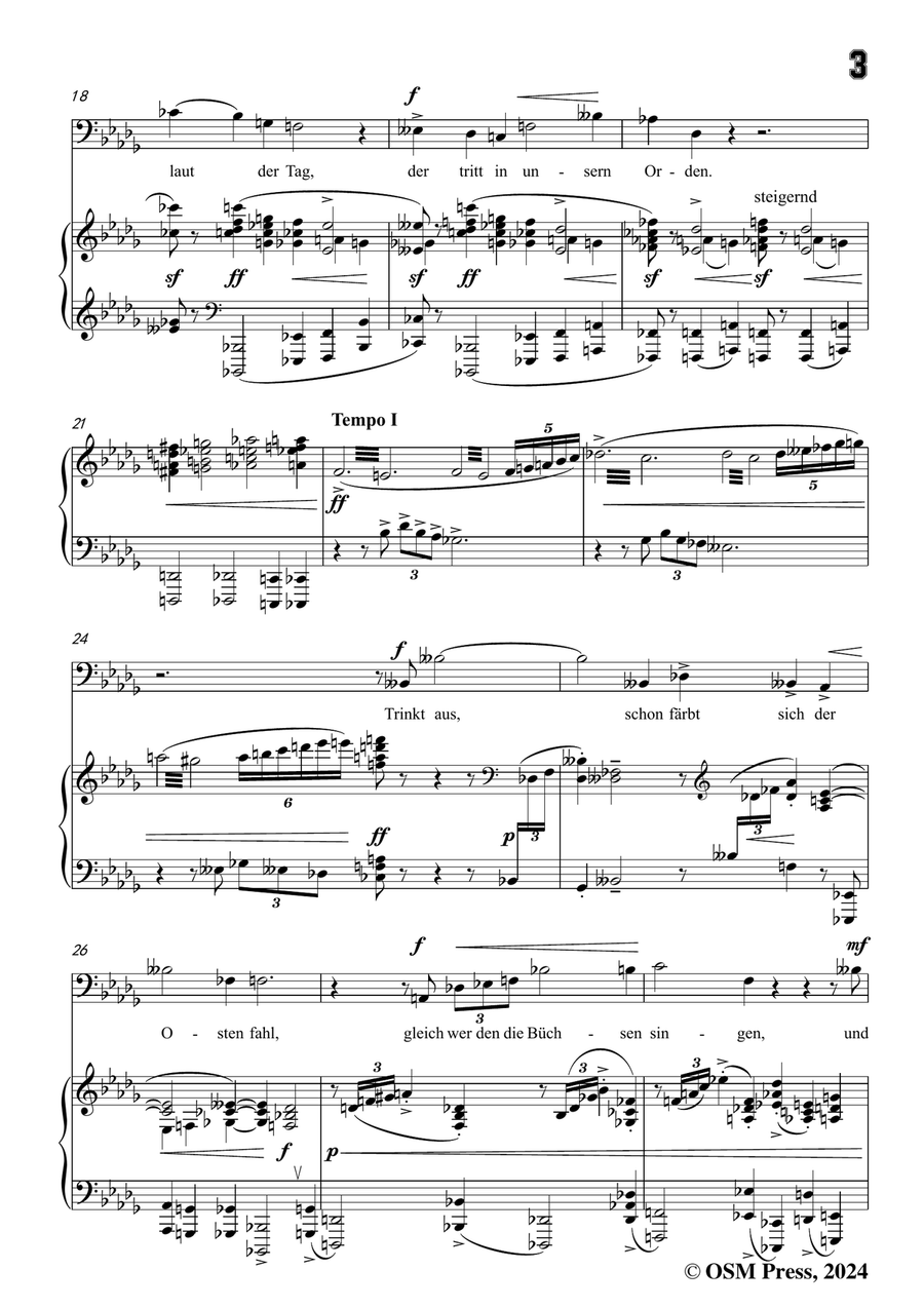 Schoenberg-Der verlorene Haufen,in b flat minor Piano, Vocal scores gallery preview page 5