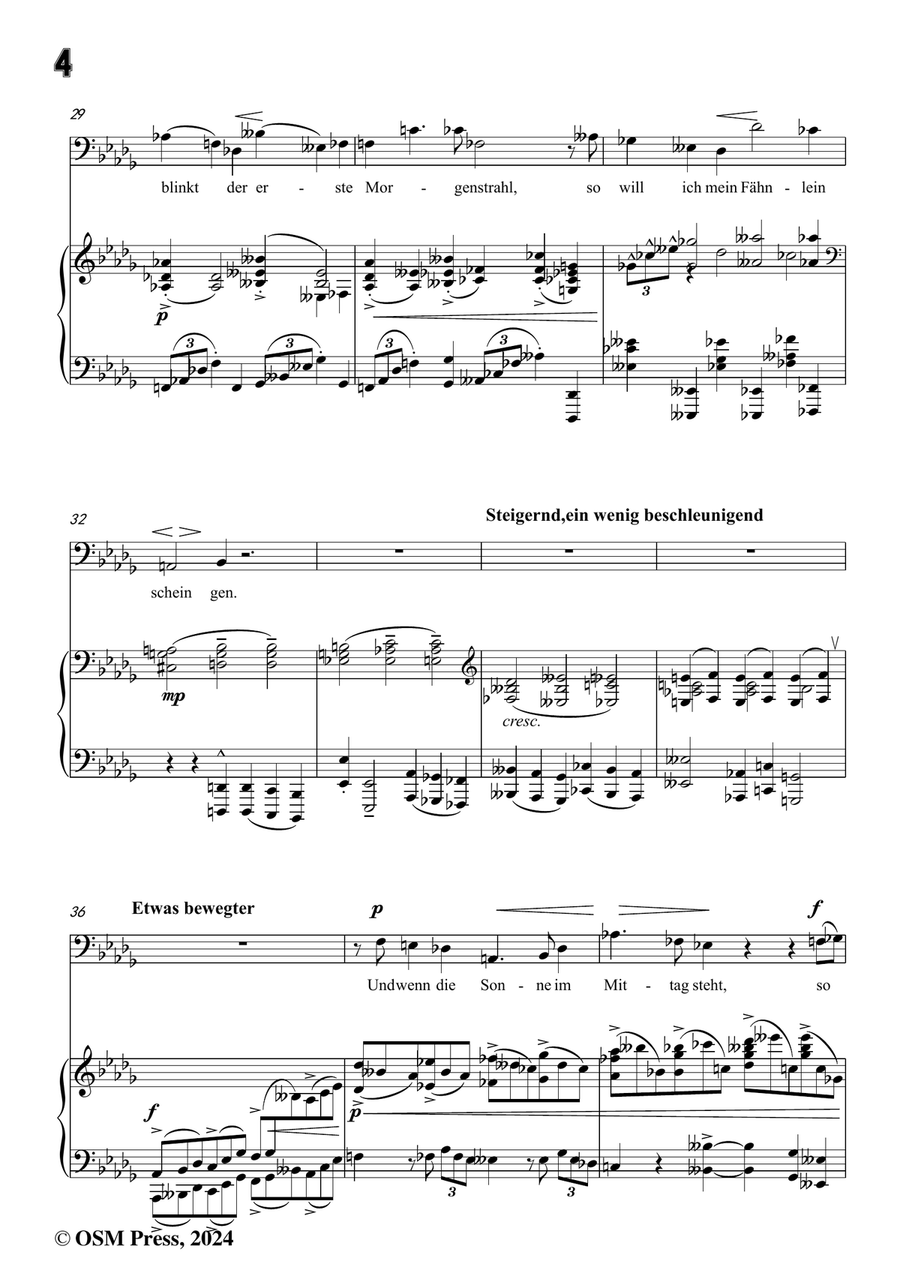 Schoenberg-Der verlorene Haufen,in b flat minor Piano, Vocal scores gallery preview page 6