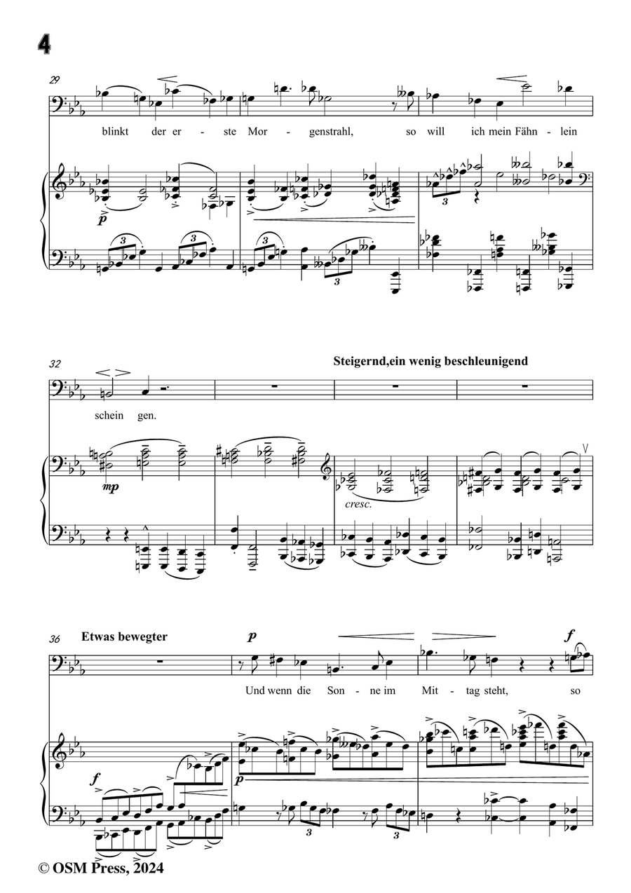 Schoenberg-Der verlorene Haufen,in c minor Piano, Vocal scores gallery preview page 6