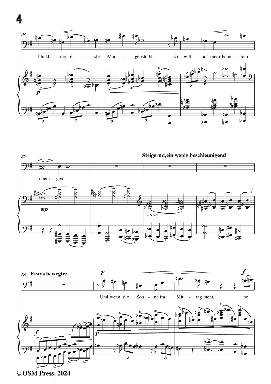 Schoenberg-Der verlorene Haufen,in e minor Piano, Vocal scores gallery preview page 6