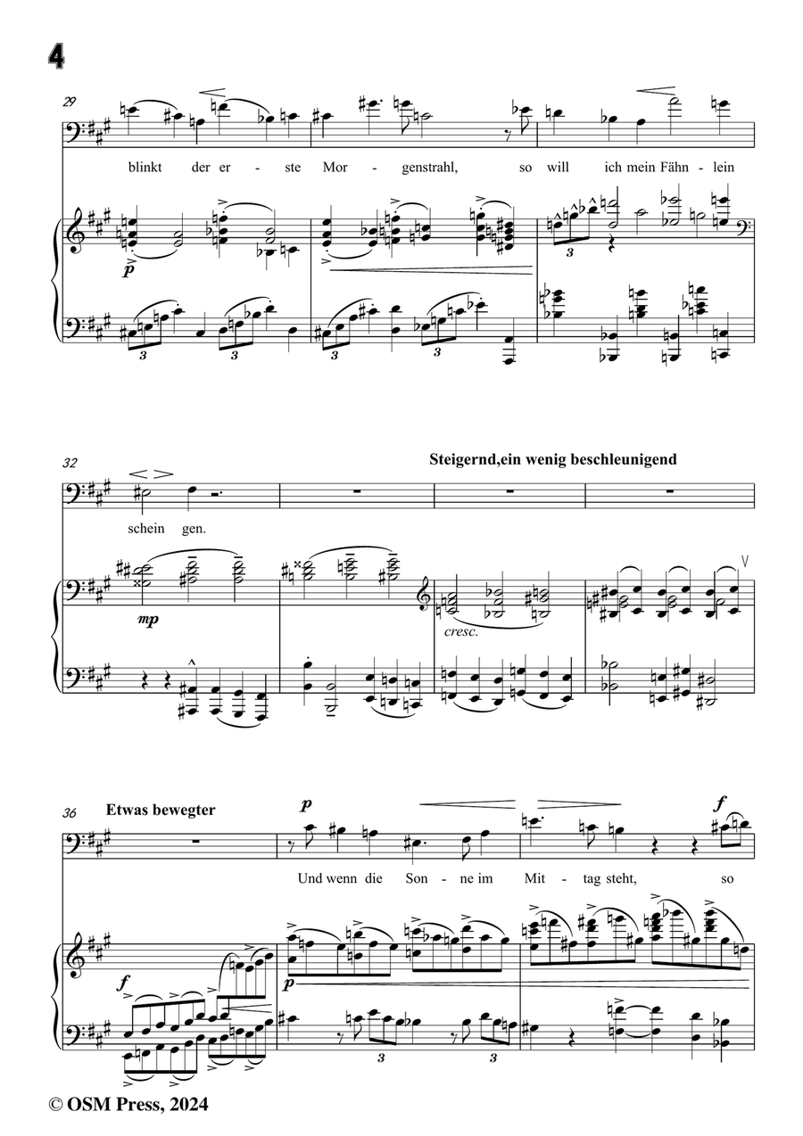 Schoenberg-Der verlorene Haufen,in f sharp minor Piano, Vocal scores gallery preview page 6