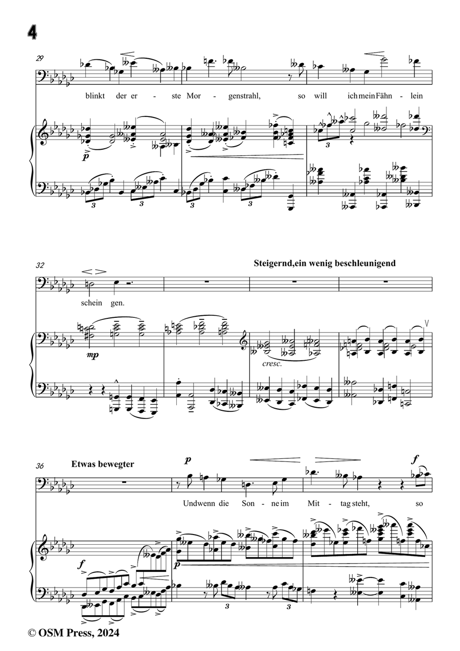 Schoenberg-Der verlorene Haufen,in e flat minor Piano, Vocal scores gallery preview page 6