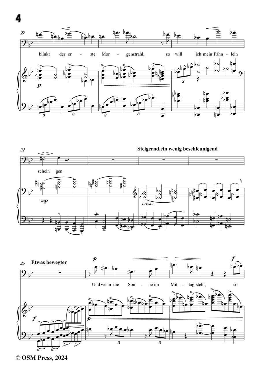 Schoenberg-Der verlorene Haufen,in g minor Piano, Vocal scores gallery preview page 6