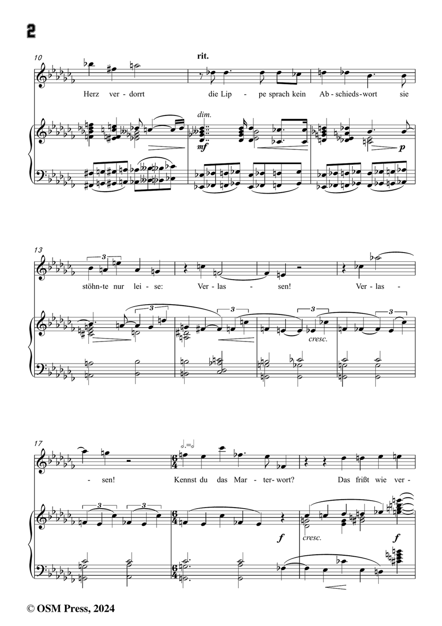 Schoenberg-Verlassen,in a flat minor Piano, Vocal scores gallery preview page 4